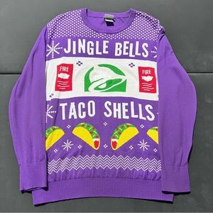 Taco Bell - Jingle Bells Taco Shells Holiday Christmas Sweater!
